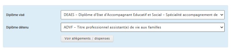 dispense vae aes