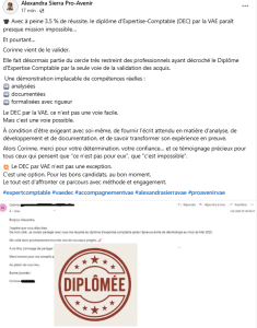 réussite VAE DEC