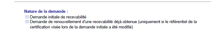 demande VAE